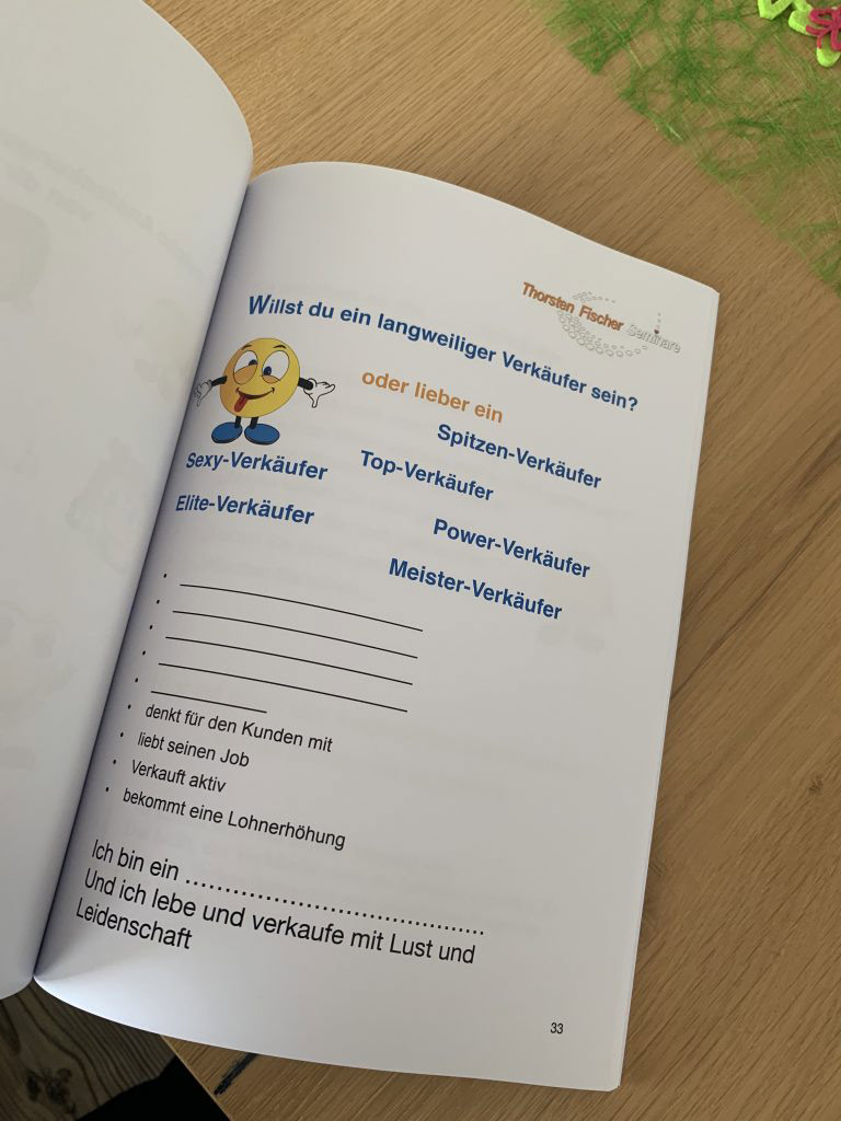 Arbeitsbuch zum Seminar