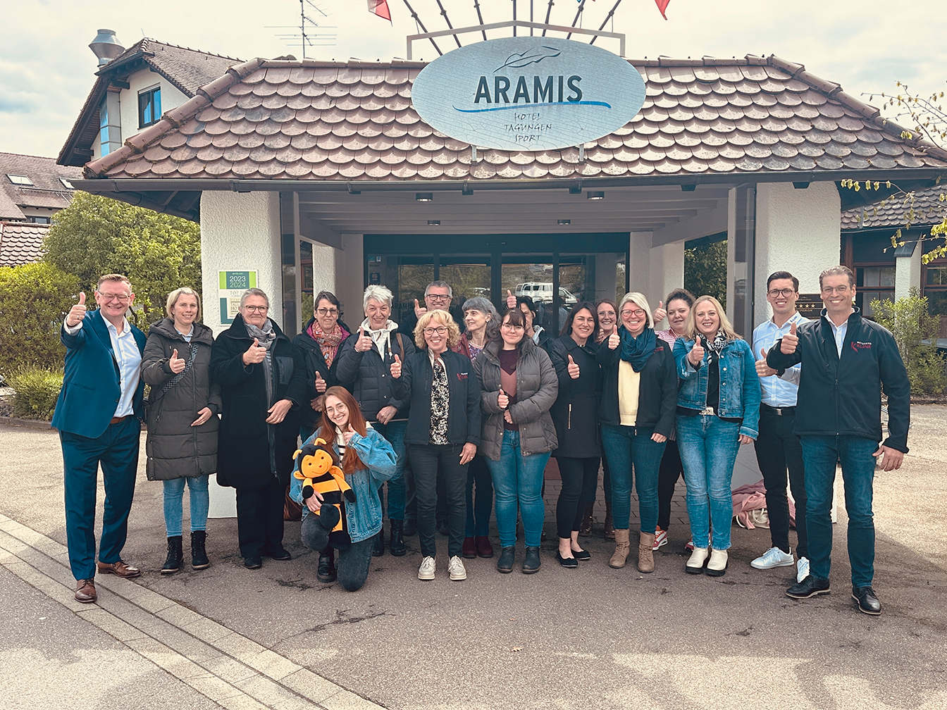 seminar in Metzgerei Gruppenfoto