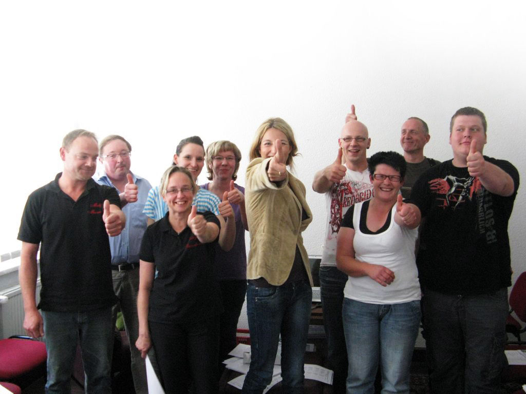 Teilnehmer des Seminars Thekenverkauf mit Herz und Motivation